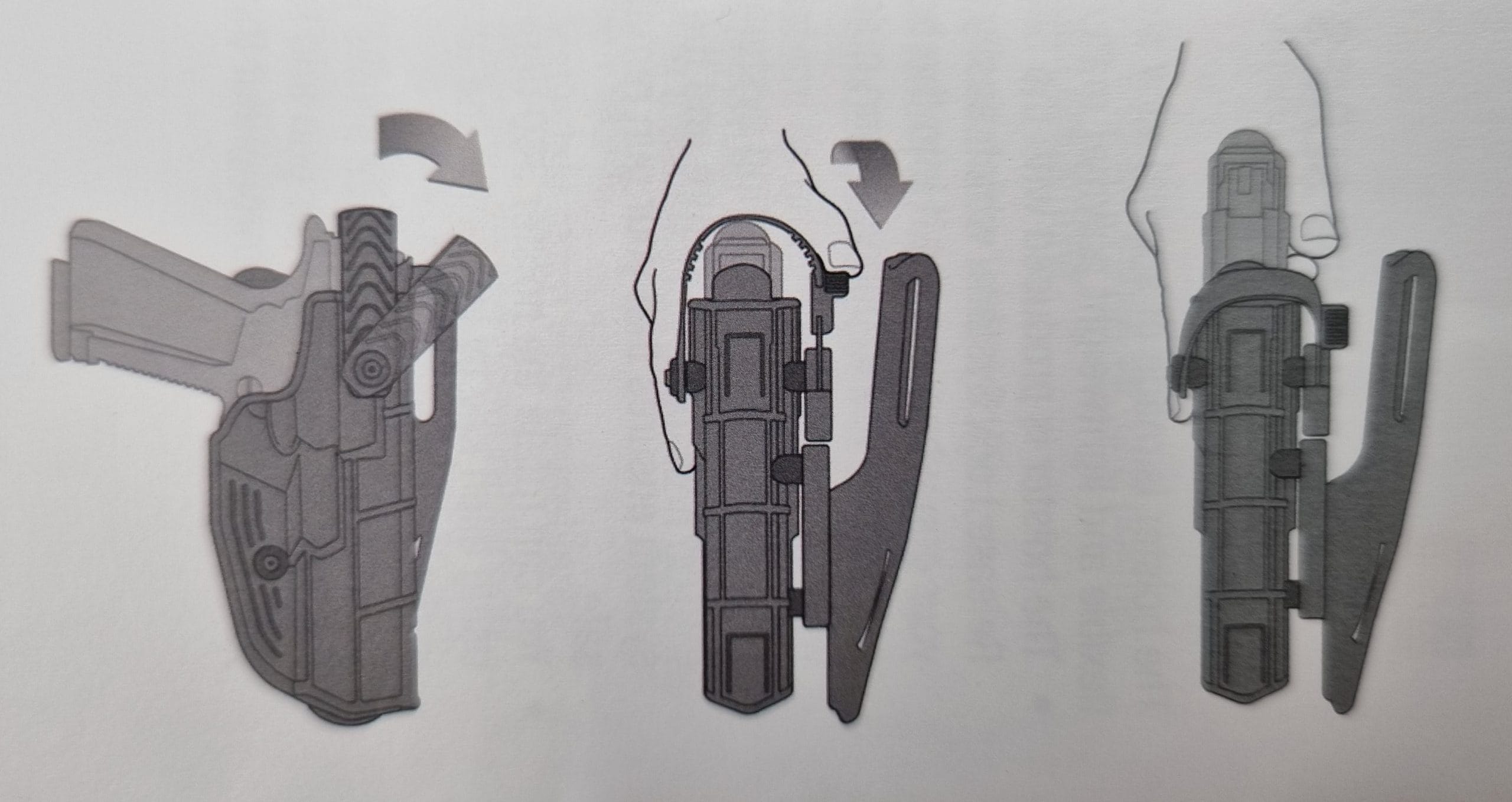 Toc pistol GLOCK 17/19/45 AKAR® DUTY Lvl. III + CADOU P1007 - imagine 14
