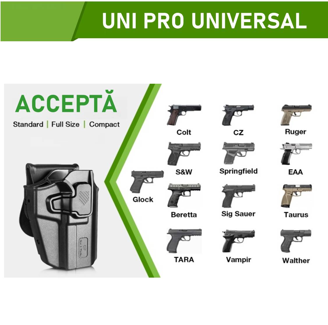 Toc pistol gun flower universal polimer