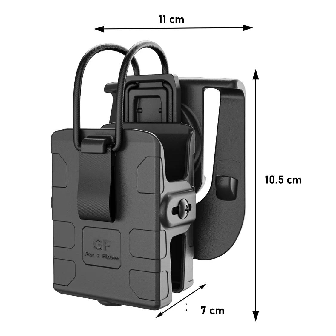 Toc statie radio Gun flower polimer