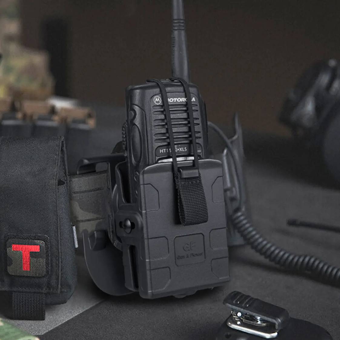 Toc statie radio Gun flower polimer